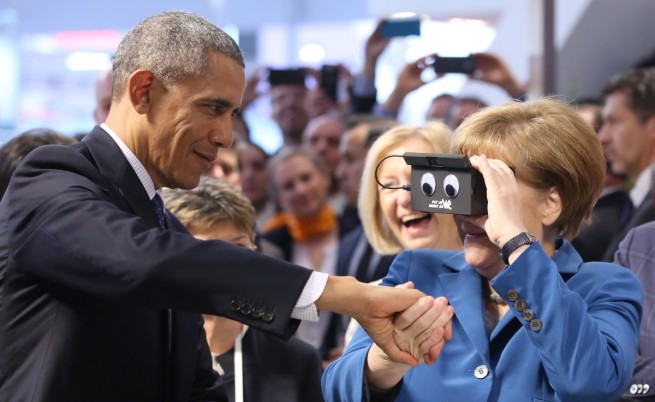 Обама: Меркел е мой приятел, Русия действа силово