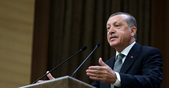 Турският президент Реджеп Ердоган призова страната и Аллах да помогнат
