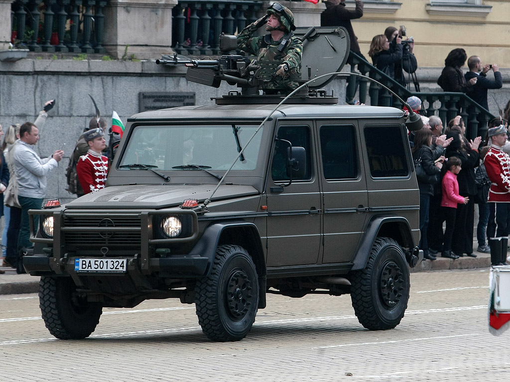 Военния парад в столицата на представителните части на Българската армия
