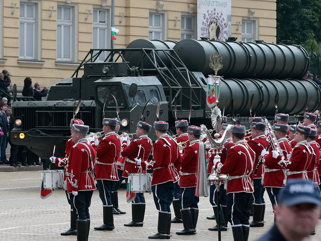 Военния парад в столицата на представителните части на Българската армия