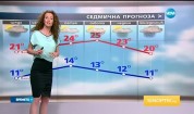 Прогноза за времето (11.05.2016 - обедна)