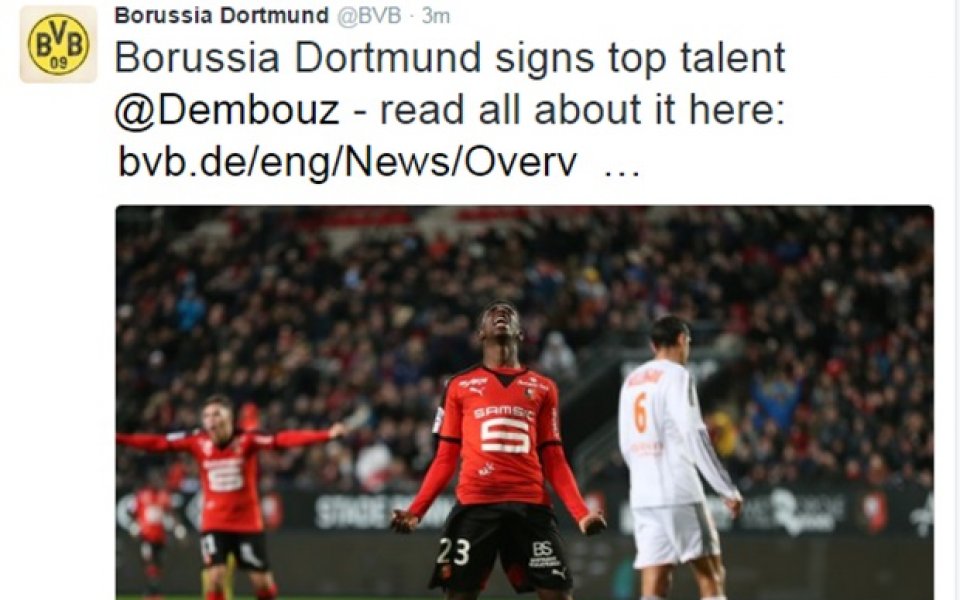 Официално: Борусия Дортмунд привлече младата звезда на Франция