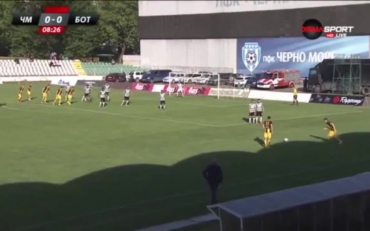 Черно море - Ботев Пловдив 1:0 /първо полувреме/