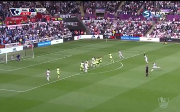 Суонси Сити - Манчестър Сити 1:1 /репортаж/