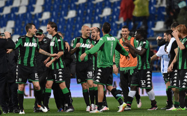 Сасуоло отпразнува първото си класиране за Лига Европа