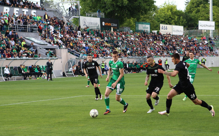 СНИМКИ от победата на Берое над Лудогорец