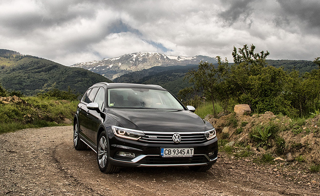 На борда на големия кораб VW Passat Alltrack