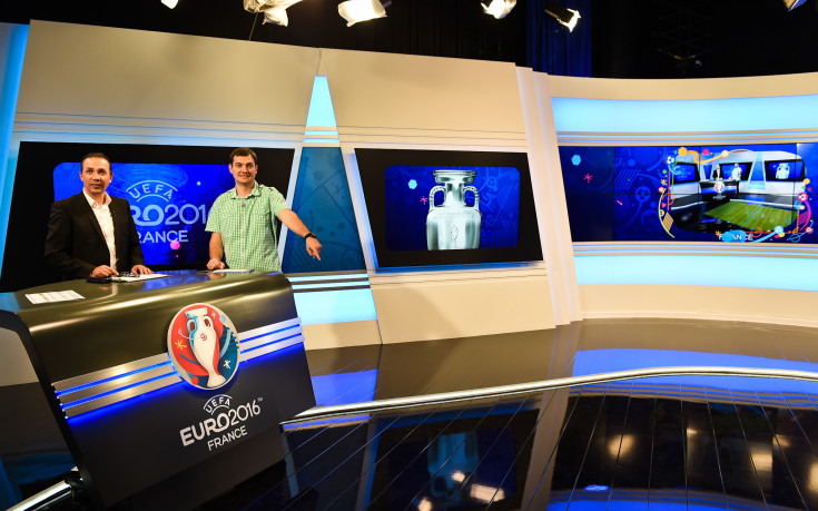 Нова с микс от иновативни технологии и виртуално студио за UEFA EURO 2016