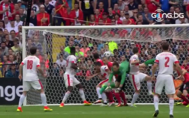 ВИДЕО: Албания - Швейцария 0:1 /първо полувреме/