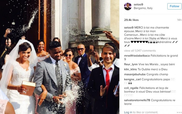 Самуел Ето'о вдигна пищна сватба