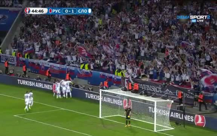Голът на Марек Хамшик срещу Русия