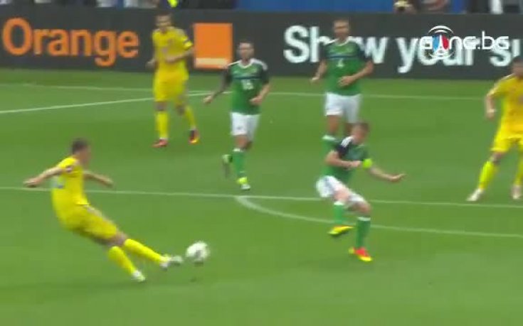 Украйна - Северна Ирландия 0:0 /първо полувреме/