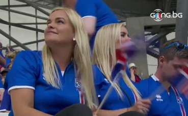 Атрактивни исландки се отдадоха на футболни страсти в Марсилия