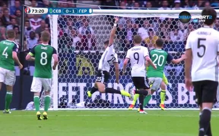 Северна Ирландия - Германия 0:1 /репортаж/