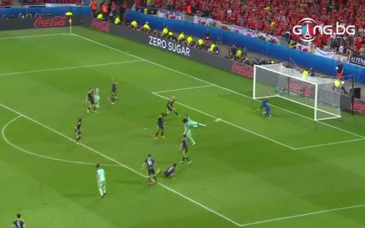 Нани шамароса Уелс за втори път в мача