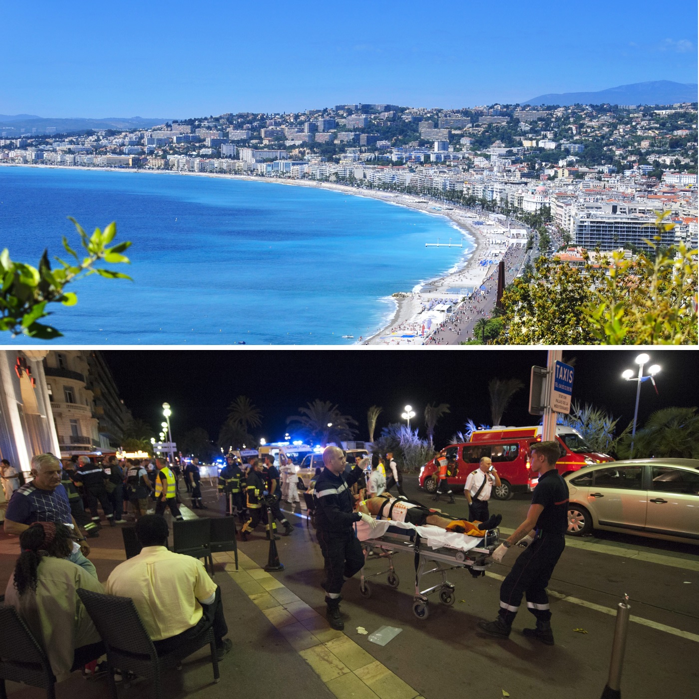 Атентатът в Ница, който отне вчера живота на над 80 души, пометени от камион на Английската алея, нанесе удар върху най-емблематичното място в град, известен в цял свят като столицата на Лазурния бряг и пети по брой жители във Франция