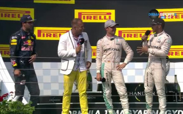 Хамилтън благодари на феновете след успеха