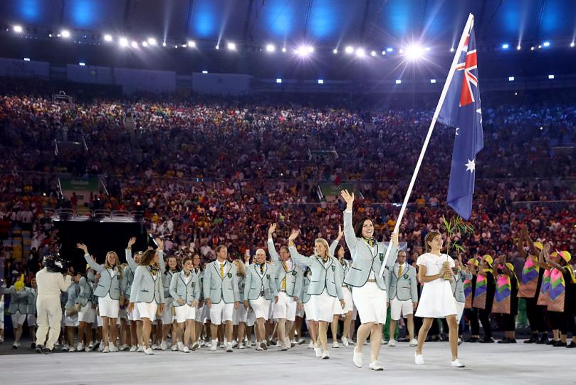 Спортистите от Австралия се представиха на откриването на Олимпиадата ето така