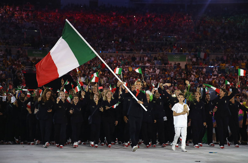 Спортистите от Италия се представиха на откриването на Олимпиадата ето така