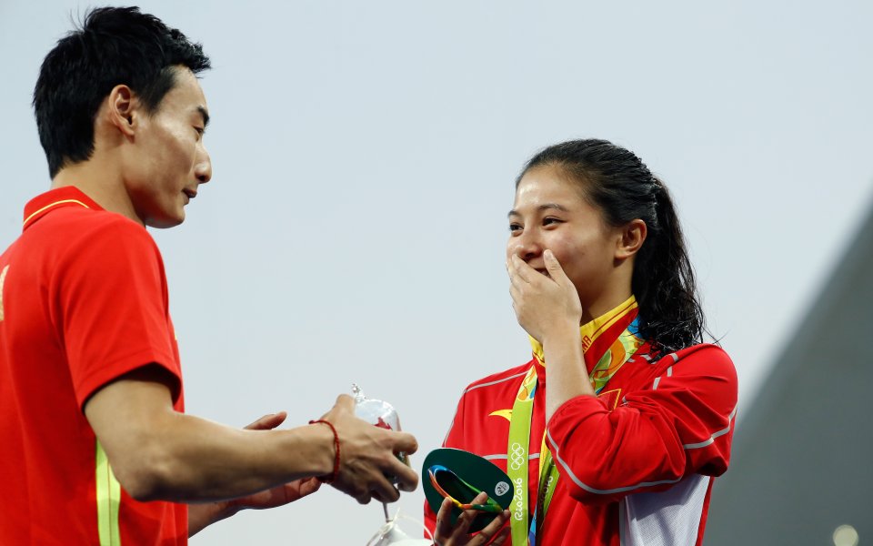 Китайка получи предложение за брак след сребърния си медал