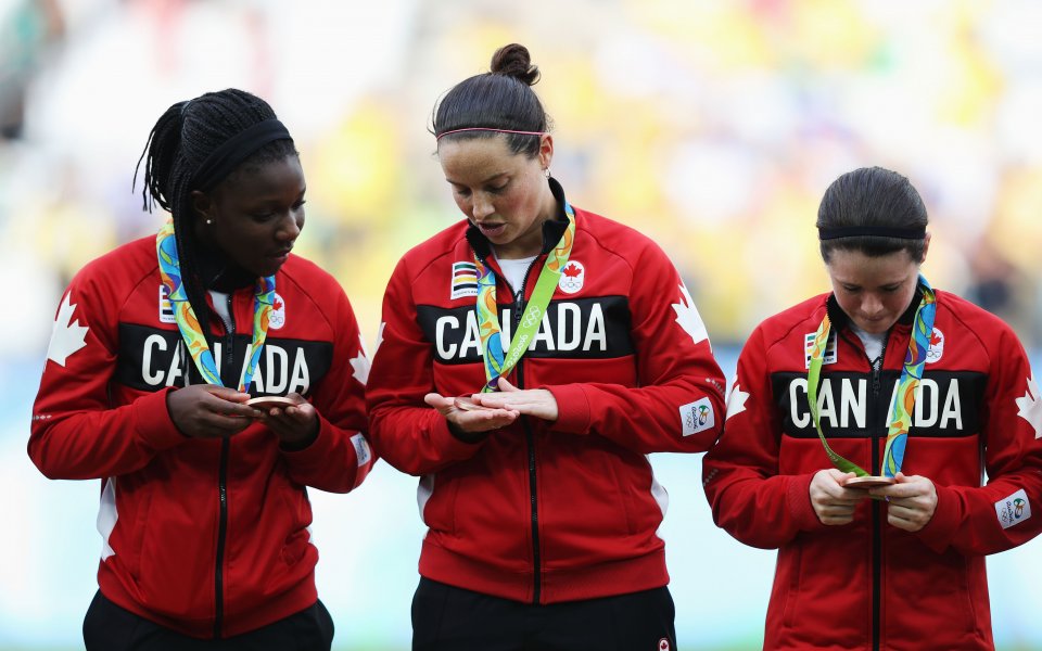 Канада с бронз от футболния турнир при дамите в Рио