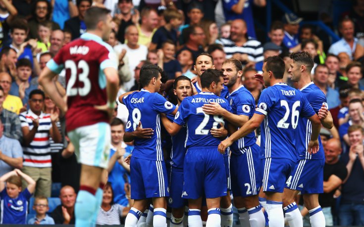 Безпроблемно: Челси мина през Бърнли