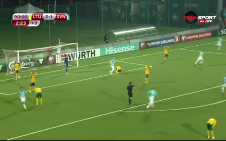 Словения - Литва 2:2 /репортаж/