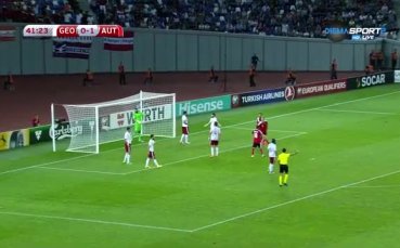 Грузия - Австрия 0:2 /първо полувреме/