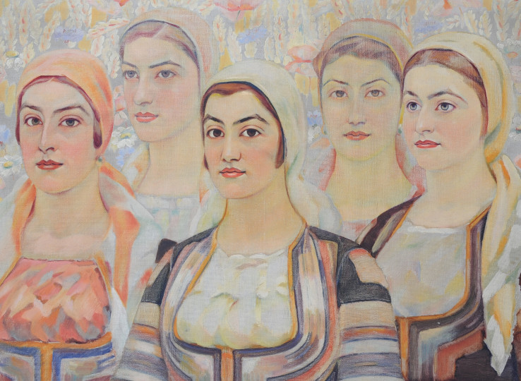 "Пет девойки от с. Дивля" на Владимир Димитров - Майстора. Една от най-добрите картини на гениалния художник, която беше изложена в Националната художествена галерия по повод 130-годишнината от рождението му.