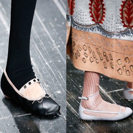 Балетни пантофки: съвършеното удобство. Балетните пантофки са нежни и елегантни, а същевременно са истински рай за стъпалата. Абсолютен хит при Valentino.