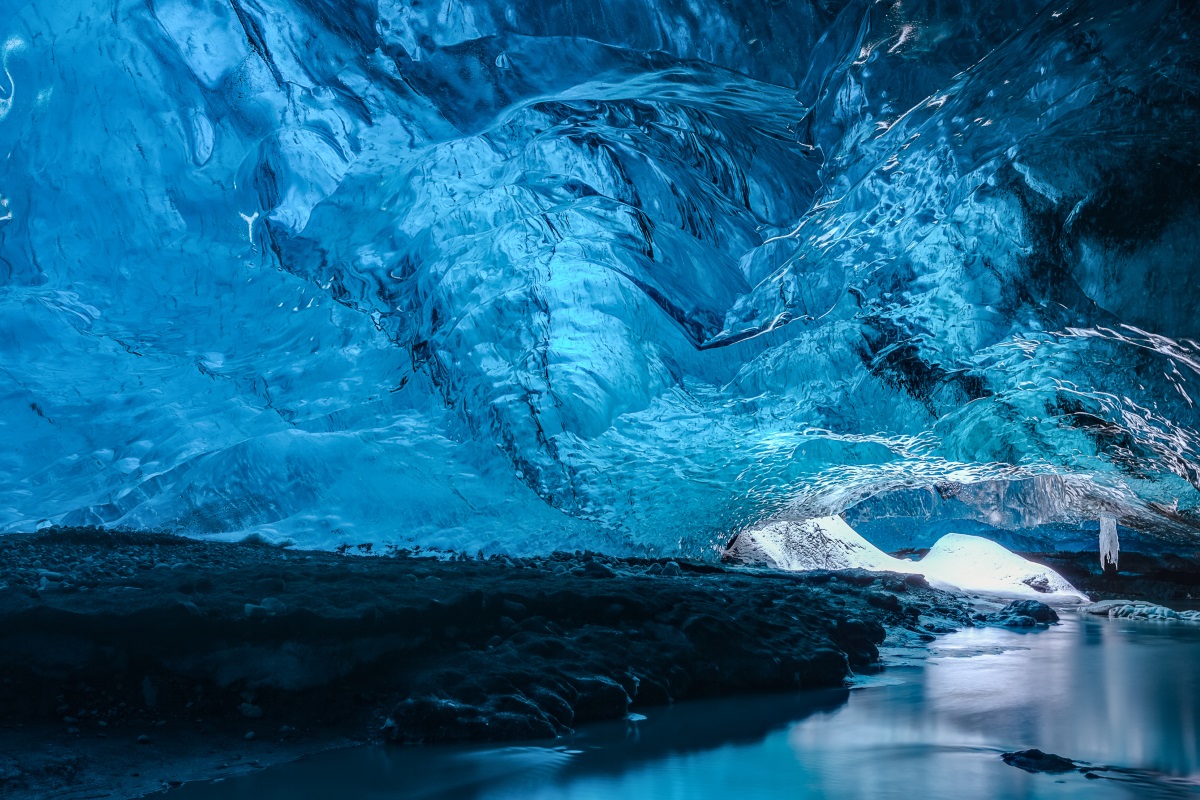 Ледената пещера Скафтафел, Исландия
