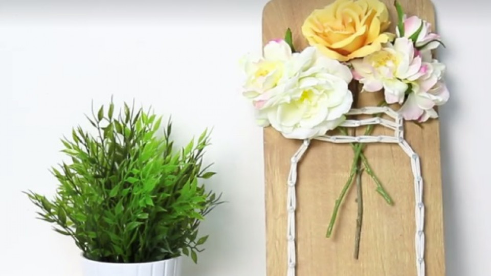 Как да си направим ефектно 3D пано с прекрасни цветя