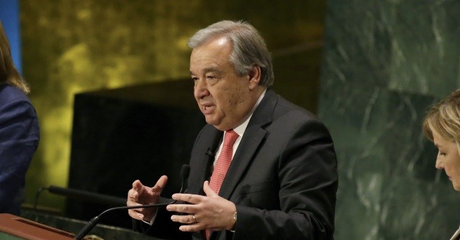 Генералният секретар на ООН Антониу Гутериш предупреди че отношенията между