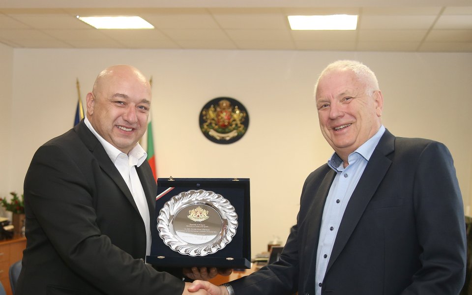 Кралев се срещна с боса на Европейската атлетическа асоциация