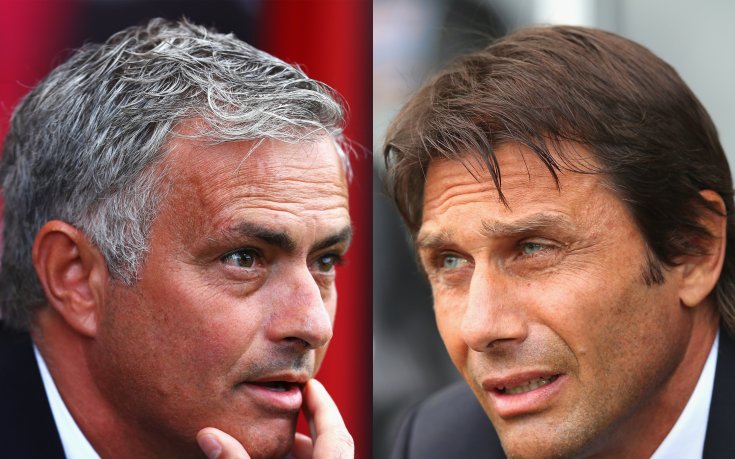 СНИМКИ: Жозе VS Конте: Двете лица на една игра