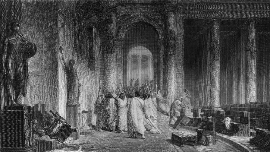15 март: Група римски сенатори убиват Юлий Цезар