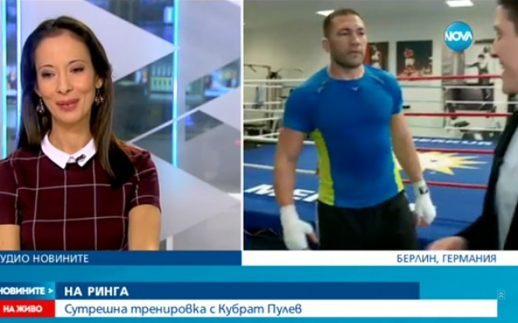 Кобрата бие водещ на NOVA в ефир
