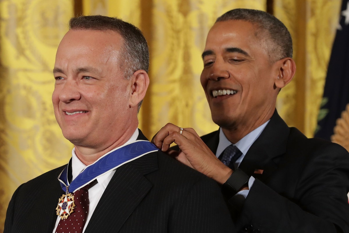 Барак Обама връчи Медал на свободата на Том Ханкс