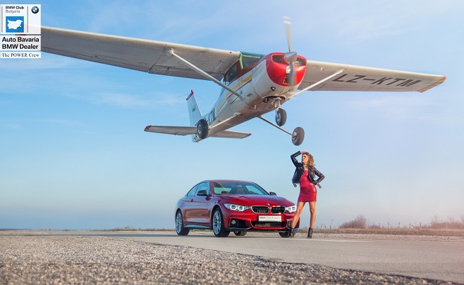 BMW 440i Edition RED и Илона Йорданова в страхотна фотосесия