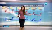 Прогноза за времето (25.12.2016 - обедна)