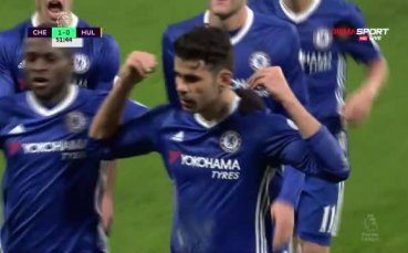 Коста показа на критиците да мълчат след гол срещу Хъл