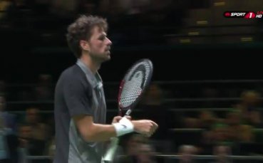 Домакинска радост в първия ден на турнира в Ротердам