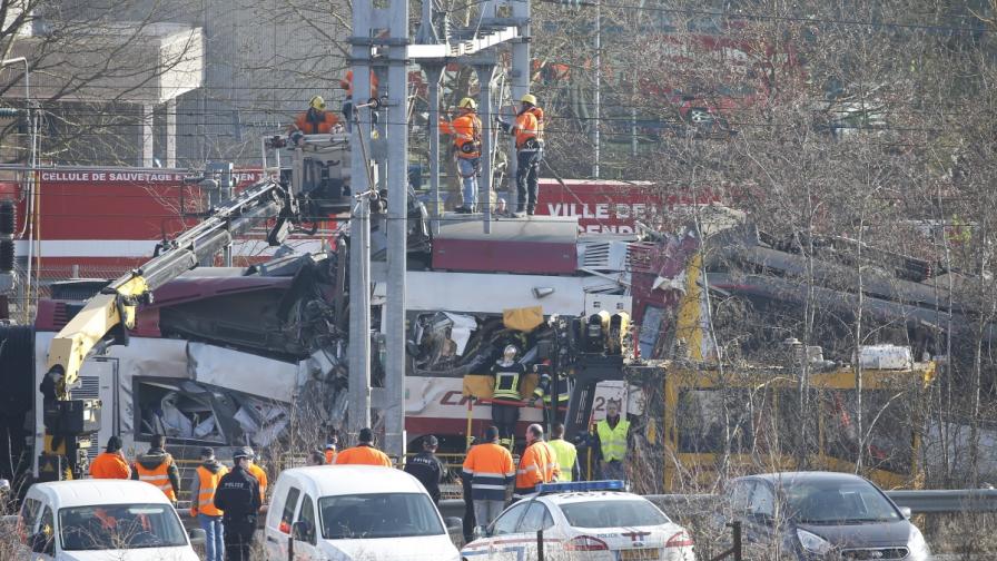 Тежка влакова катастрофа в Люксембург, ранени и загинал