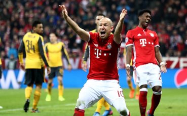 Робен: Дори аз се изненадах колко лесно бихме Арсенал