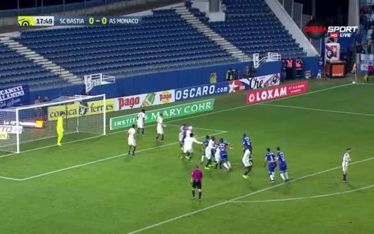 Бастия - Монако 1:0 /първо полувреме/