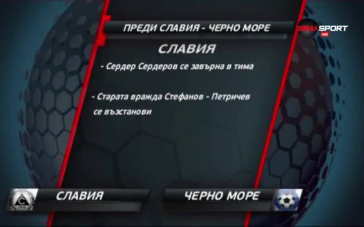 Преди Славия - Черно море