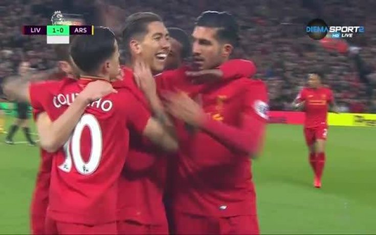 Ливърпул поведе на Арсенал