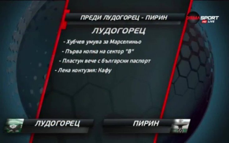 Преди Лудогорец - Пирин