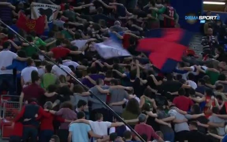 Испански фенове вилняха на баскетбол