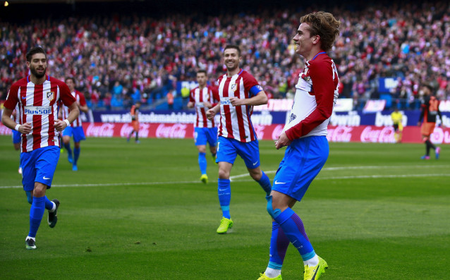 Френската звезда на Атлетико Мадрид Антоан Гризман отново е в